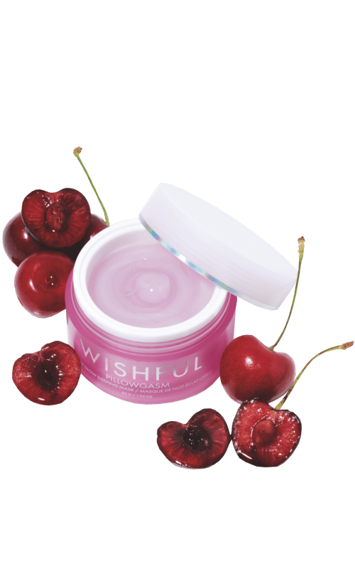 WISHFUL - PILLOWGASM CHERRY GLOW SLEEP MASK